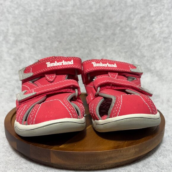 Timberland Sandals Little Kid 13 Pink Adventure Seeker Closed Toe - Picture 3 of 11